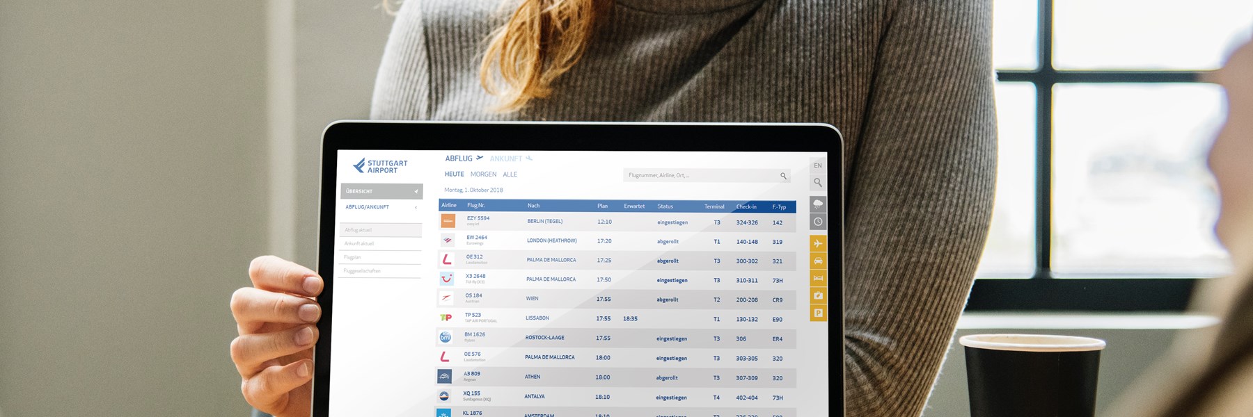 Airportwebsite Blonde